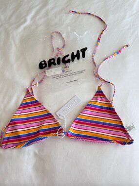 Bright swimwear biki top